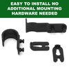 Latch Replacement Set Kit for Mailbox Repair - Top Latch, Door Latch, 2 Latch Clips, Compatible with Group Standard Mailboxes - Easy to Install No Additional Mounting Hardware Needed