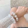 2 Pcs Pearl Hair Tie Ponytail Holders Hair Accessories for Girl Women
