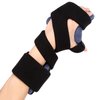 Velpeau Stroke Resting Hand Splint with Squeeze Stress Balls - Night Immobilizer Wrist Brace with Thumb Support - Finger Stabilizer Wrap for Muscle Atrophy, Arthritis, Carpal Tunnel Pain (Left-S)