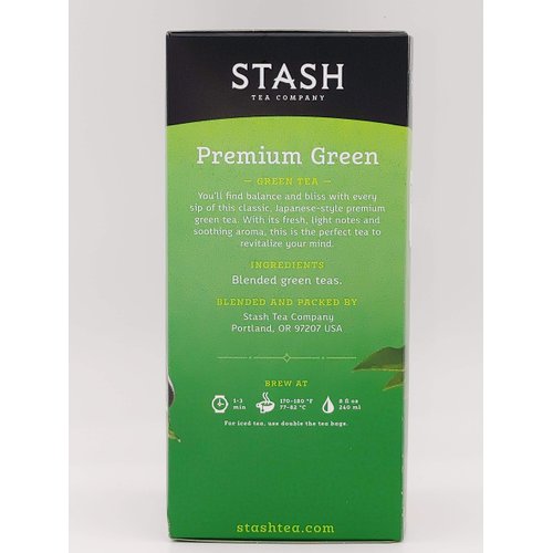 Stash Premium Green Tea (Box of 30) by Stash Tea