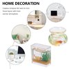 Toddmomy 1/12 Scale Accessories Dollhouse Fish Tank 1: 12 Scale 2Pcs Miniature Fish Bowl Miniature Dollhouse Accessories for Garden Scene Decor Desktop Ornaments