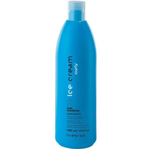 Inebrya Ice Cream Curl Shampoo Mandorlate for Curly, Wavy and Permed Hair 33.8 Oz