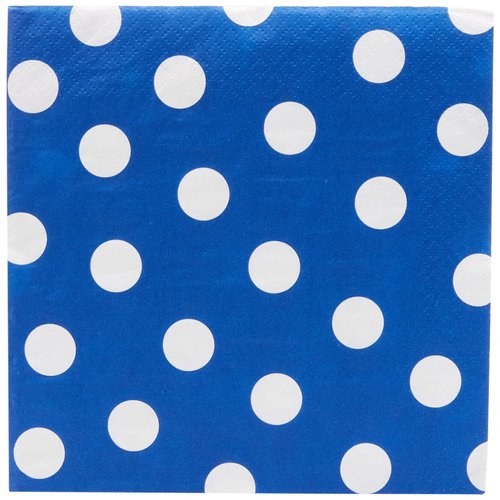 Amscan Luncheon Napkins Party Supplies, 16 Pieces, Blue