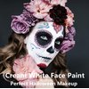 Go Ho Black and White Face Body Paint Stick,Water Based Cream Washable White and Black Face Paint Wand with Cushion Applicator,Halloween Cosplay Costume SFX Skull Skeleton Makeup