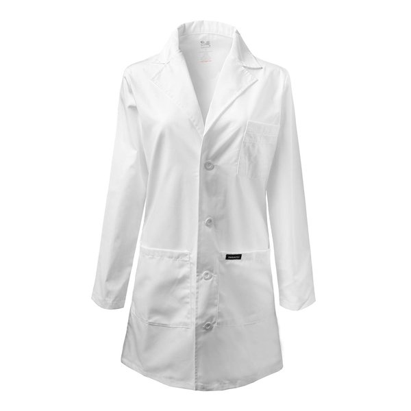 Dagacci Medical Uniform 35" Unisex Lab Coat White XS to 2XL (M)