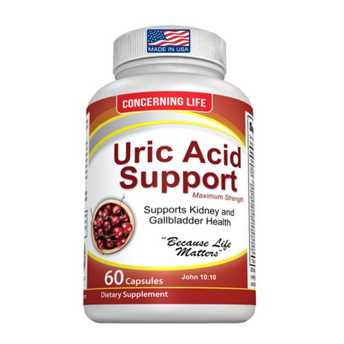 Uric Acid Support, Cleanse & Kidney Function Control - Supports A healthy Natural Gout Inflammation - Herbal Cleanse Detox for Joint Pain Swelling & Stiffness Includes Tart Cherry, Celery Seed Extract