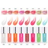 Melemando Hydrating Lip Glow Oil 7 Colors Moisturizing Lip Oil Gloss Not Greasy Transparent Plumping Lip Gloss Nourishing Repairing Lip Oil Tinted for Lip Care and Dry Lips (Colors 00)