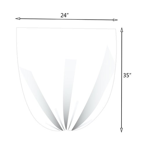 Vababa 13 Gallon Clear Tall Kitchen Trash Bags, Garbage Bags, 225 Counts