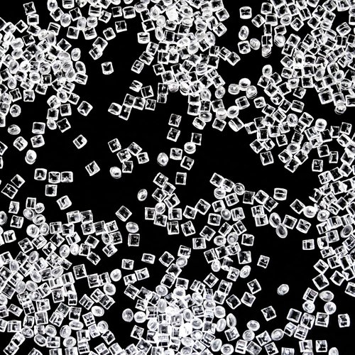 yueton 100g 3mm Miniature Dollhouse Clear Plastic Ice Cubes, Doll House Ice Cubes, Fake Ice Cubes, Dollhouse Beer Drinks Accessories, Dollhouse Cups Sprinkle Decorations