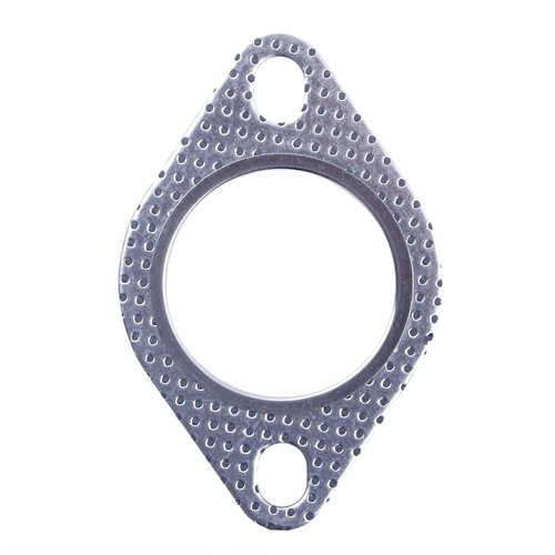 JOIUYOLJ Exhaust Flange Gasket 2 Pcs 2-Bolt 2.5 Inch for Front Down mid catback Manifold Pipe Muffler Tube Turbo invidia Replacements Repair