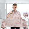Leopard Print Cheetah Rose Gold Barber Cape Salon Cape Haircut Apron Hair Cut Cape Waterproof, 55"x65"