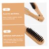 Beatifufu Hair Straighter Comb Hair Brush Manual Hair Straighter Handy Hair Straighter