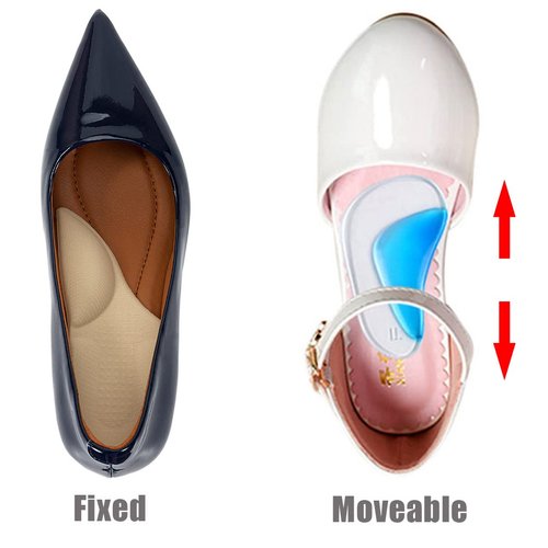 Arch Support Plantar Fasciitis Insoles for Women & Men,Adhesive Foot Arch Inserts for Flat Feet,Heel Support Cushion for Feet Pain and Relieve Pressure -3 Pairs