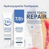 3PCS 7.5% Hydroxyapatite Toothpastes for Enamel Protection and Tooth Strengthening, 7.5% Nano Hydroxyapatite Toothpaste White Tooth Repair, Fluoride-Free, Gentle Mint, Fresh Breath