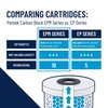 Pentair Pentek EPM-10 Carbon Water Filter, 10-Inch, Under Sink Modified Epsilon Carbon Block Replacement Cartridge with Bonded Powdered Activated Carbon (PAC) Filter, 10" x 2.5", 10 Micron