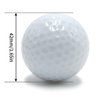 THIODOON Glow Golf Ball for Night Sports Super Bright LED Golf Balls Glowing in The Dark Golf Ball Long Lasting Light up Golf Ball (6 Pack)