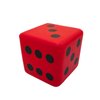 funnysquee 3.1 Inches Foam Dice Toy: A Fun-Filled, Kawaii Dices Educational Toy for Kid Board Game and Learning Sessions (Fortunate Red)