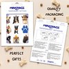 96PCS Dog Individually Wrapped Tattoos, Dog Temporary Tattoos, Dog Birthday Decoration Party Supplies, Dog Party Favor, Gifts Rewards for Boys Girls