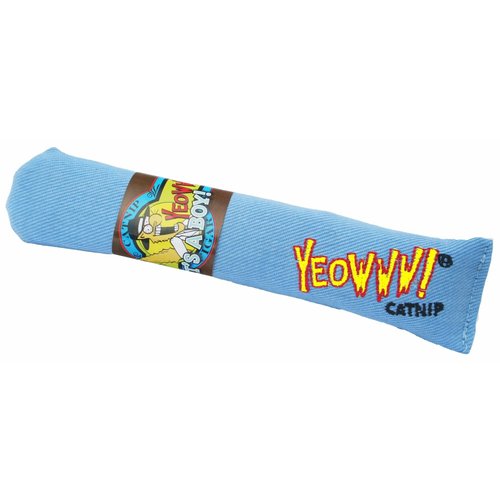 Yeowww! Catnip Toy, "It's a Boy!" Blue Cigar