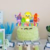 Monster Birthday Cake Topper Monster Bash Birthday Party Supplies Little Monster Cake Decorations for Kids Cartoon Monster Theme Birthday Party Baby Shower Cake Decorations Supplies