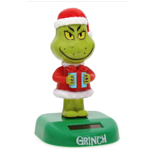 New Dr. Seuss The Grinch Solar Bobble Head I move under bright light