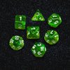 Laochoes Role Playing Dice,D&D RPG Dice,Dungeons and Dragons Dice Set,Mystery Dice,Polyhedral Dice,10 Sided Dice,D20 (Green)
