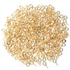 300PCS Screw Eye Pins for Jewelry Making Small Eye Hooks Gold Eye Screw Hooks Eyelets Screw Threaded Mini Eye Pins Hooks Gold Tone Clasps Hooks Eye Screws for Crafts Jewelry Making (Gold)