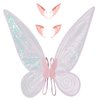 Halloween Costumes for Girls Women Butterfly Fairy Wings for Fairy Costumes Sparkle Fairy Princess Wings Party Favor 60x48cm/23.6x18.17''