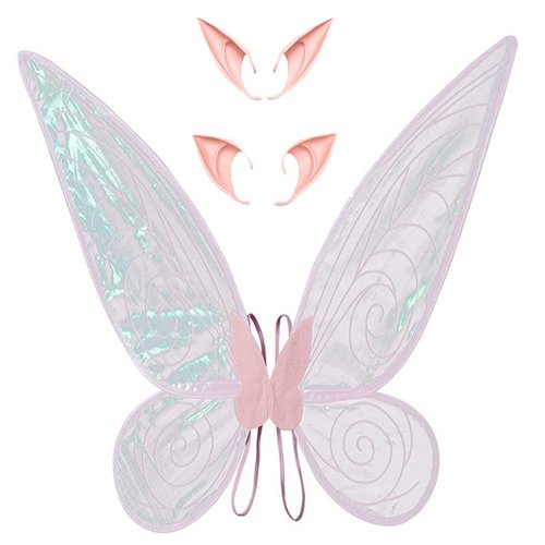 Halloween Costumes for Girls Women Butterfly Fairy Wings for Fairy Costumes Sparkle Fairy Princess Wings Party Favor 60x48cm/23.6x18.17''