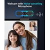 NBPOWER 1080P 60FPS Streaming Camera Webcam with Microphone and Fill RGB Light,Autofocus,Work with Laptop/Desktop Computer/Winsdows/Mac OS/PC Computer for Camera