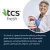 TCS Dental Appliance Cleaning Brush - Denture Brush for Adults, Soft Denture Cleaner Brush with Ergonomic Handle (Pack of 3)