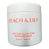 PEACH & LILY Lazy Day All-In-One Moisture Pads | Moisturize and Prepare Skin for Makeup | Hydrate & Revive | Broccoli, Carrot, Pomegranate Extracts & Panthenol | 60 biodegradable pads
