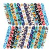 48 Pcs Slap Bracelets for Kids Pirate Party Favors Toys Slap Bracelets Bulk Snap Bracelet for Boys Birthday Party Supplies Classroom Prizes Exchanging Gifts Christmas Easter Halloween Holiday Gifts