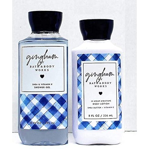 Bath & Body Works GINGHAM DUO Gift Set - Body Lotion & Shower Gel - Full Size