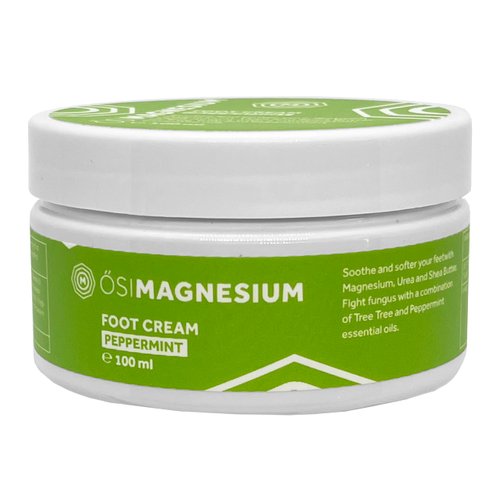 ŐSIMAGNESIUM Foot Cream- 3.38oz for dry, cracked heels and foot cramps