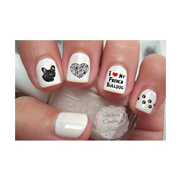 French Bulldog Mom Nail Art Decals