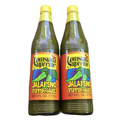 Louisiana Supreme Jalapeno Pepper Sauce, 6oz (pack of 2)