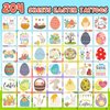 EMOME 204 Sheets Easter Tattoos for Kids Bulk, Individually Wrapped Easter Temporary Tattoos Stickers for Kids Boys Girls, Easter Egg Fillers Party Favors Supplies