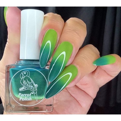 Parrot Polish Allamanda Thermal Nail Polish - Green/Lime