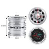 RC-Hub 4pcs Aluminum Alloy Rear Wheel Rims for 1/14 Tamiya Trailer Tractor Truck RC Car