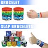 BANBALLON Video Game Party Favors Video Game Theme Keychain Stickers Chest Badge Bracelet Ring for Level Up Party Birthday Party Classroom Rewards Supplies (Multicolor)