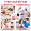 LENRUE Karaoke Machine for Kids with Wireless Microphone, 4 Magic Voices, Colorful Light, Karaoke for Girls Boys, Best Birthday Gifts for Kids 4, 5, 6, 7, 8, 9, 10, 11, 12+ (2 MIC)