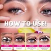 Bershnor Individual Lashes 4 Styles Eye Lash Clusters DIY Eyelash Extensions at Home 8-16MM Fluffy Volume Eye Eyelashes Clusters