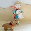 Tender Leaf Toys - The Goodwood Family - Wooden Miniatures Flexible Doll, Multicultural Action Figure for Dollhouse - Encourage Creative and Imaginative Fun Play for Children - Age 3+