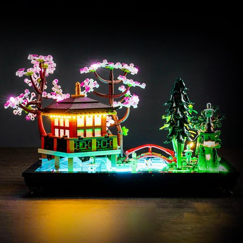 DALDED LED Lighting Kit for Lego Tranquil Garden 10315, LED Light Compatible with Lego 10315 Building Block Models (Not Include Lego Set)