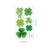 St. Patrick's Day Temporary Tattoos for Face 100+Pcs, Party Favors Lucky Shamrock Tattoo Irish Flag Tattoo 10 Sheets