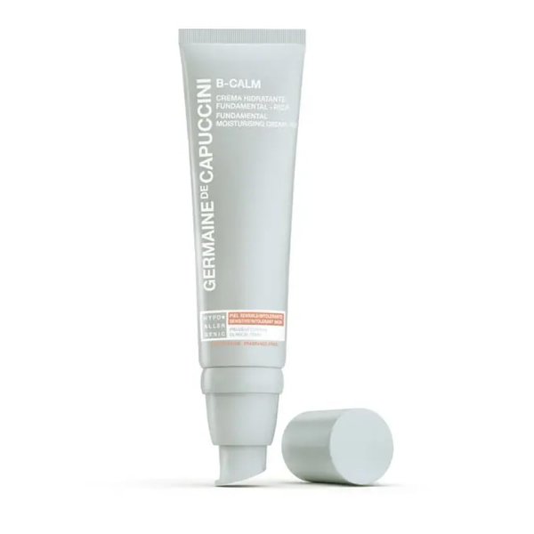Germaine de Capuccini | B-CALM | Fundamental Moisturizing Rich Cream - Moisturizer face cream - Daily hydrating treatment for sensitive skin - Dry Skin Types with Sensitivity - 1.7 oz
