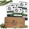 The Black Stuff All Natural Bar Soap for Men Handmade Cold Process Soaps with Organic Ingredients and Essential Oils - Mens Soap for Daily Use, Atlantic Pine Tar (5 Packs)