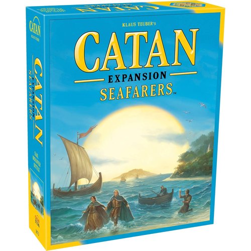 CATAN Seafarers Board Game Expansion - Explore, Settle, and Conquer New Isles! Strategy Game, Family Game for Kids and Adults, Ages 10+, 3-4 Players, 60 Minute Playtime, Made Studio