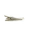 Generic 2 small slim silver native looking metal alligator hair clip for fine thin hair